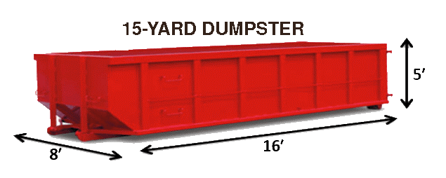 15 Yard Dumpster Rental in Delaware