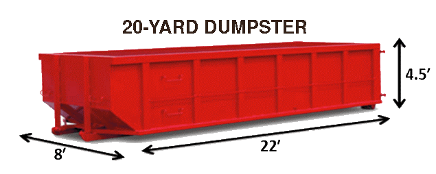 20 Yard Dumpster Rental in Delmarva